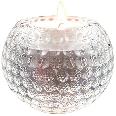 Image of Longridge Crystal Golf Ball Tealight Holder and Paperweight