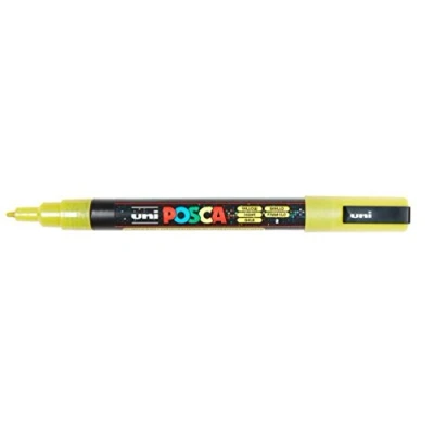 Image of Uni Pc 3M Posca Marker Glitter Yellow