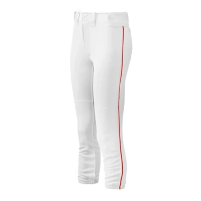 Image of Mizuno Women&#039;s Women s Belted Piped Pant L White black, UK