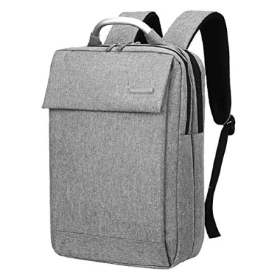 Image of 14 Inch Laptop Notebook Backpack, Professional Business Backpack Bag, Slim Lightweight Water Resistant School Rucksack for Women Men,Grey 1,14