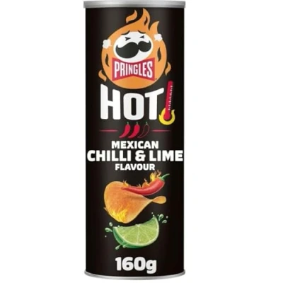 Image of Pringles Hot Mexican Chilli &amp; Lime 160g