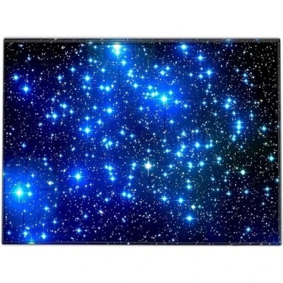 Image of Silent Monsters Mouse Mat Small 24 x 20 cm / 10 8 inches, Pad Design: Space, Stitched Edges, Mousemat for Office and Gaming, Mousepad Non Slip Rubber Base, Desk