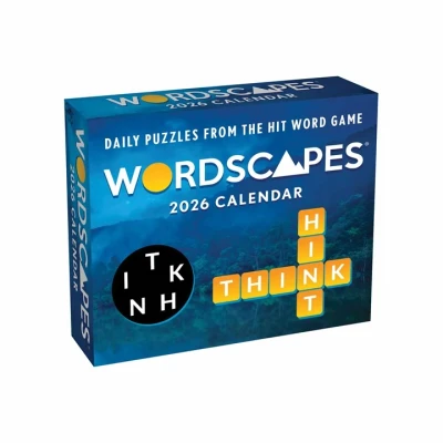 Image of Wordscapes Desk Calendar 2026