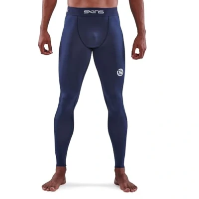 Image of Skins Men&#039;s Series 1 Compression Long Tights Pants, Navy, S
