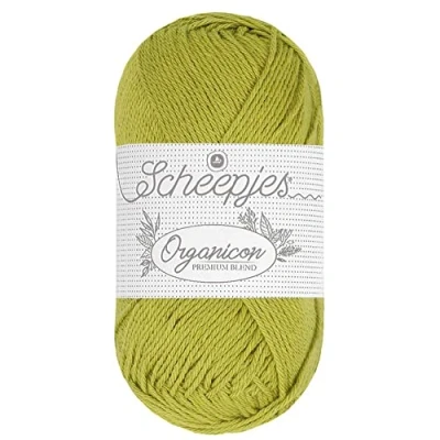 Image of Scheepjes Organicon 228 Olive Yarn 1x50g