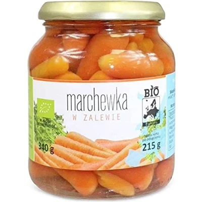 Image of Pickled Carrot Jarred BIO 340 g (215 g) EUROPA