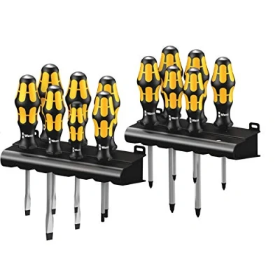 Image of Wera 05133285001 Screwdriver Set Kraftform Big Pack 900, Silver, 13 pieces