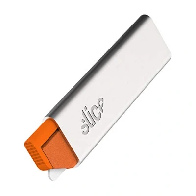 Image of Slice 10585 Manual Carton Cutter, Ideal for Boxboard &amp; Thin Corrugated Cardboard, Lightweight Portable, Finger Friendly Ceramic Blade, Ambidextrous Design, Lasts 11X Longer Than Steel