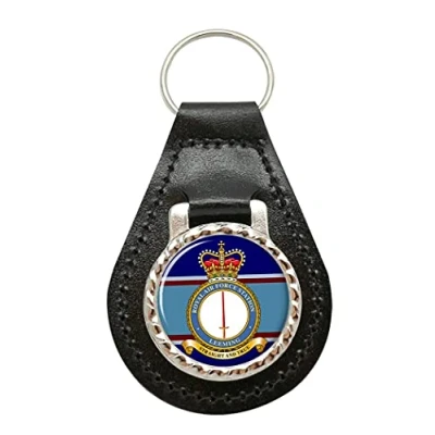 Image of RAF Station Leeming Leather Key Fob