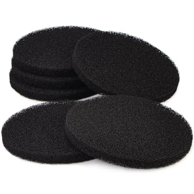 Image of LTWHOME Activated Carbon impregnated Filter Pads Fit For Fluval FX5 and FX6 Filters(Pack of 6)