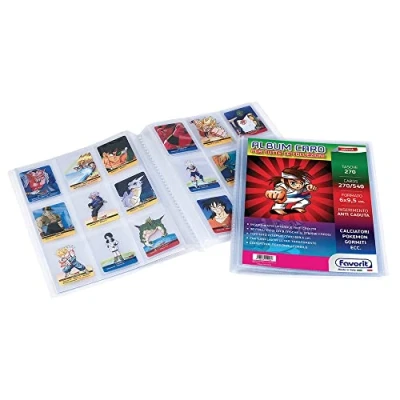 Image of Favorit Album Card with 30 Envelopes 6.5X9.5 cm 9 Envelope Pockets, 270 Capacity 540 Cards Side Insertion, Smooth Pocket Welded Front Cover Customizable
