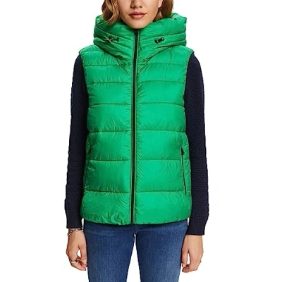 Image of ESPRIT Women&#039;s 073ee1h308 Vest, 310/Green, S