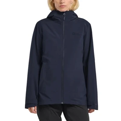 Image of Jack Wolfskin Women&#039;s Moonrise 3 in 1 JKT W Jacket, Night Blue, XXX Large