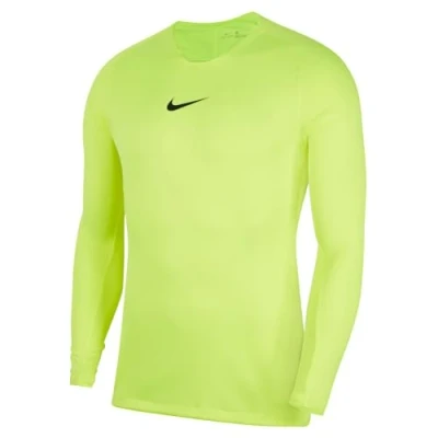 Image of Nike Mens M Nk Dry Park 1stlyr JSY Long Sleeved T Shirt, Volt/(Black), XXL EU