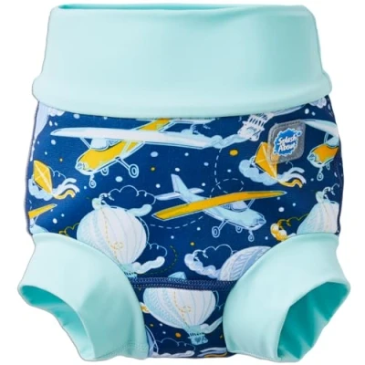 Image of Splash About Happy Nappy Duo Wiederverwendbare Schwimmwindel, Up in the Air, 0 3 monate