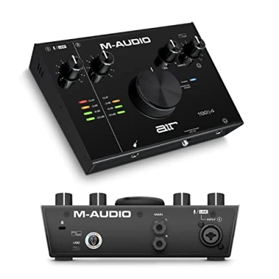 Image of M Audio AIR 192x4 USB C Interface for Recording, Podcasting, Streaming with Studio Quality Sound, 1 XLR in and Music Production Software