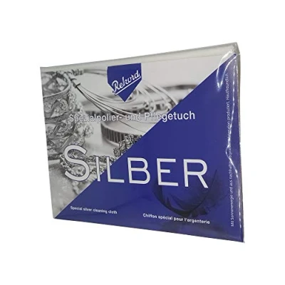 Image of Rekord silver cleaning cloth, polishing jewellery coins, baren jewellery.