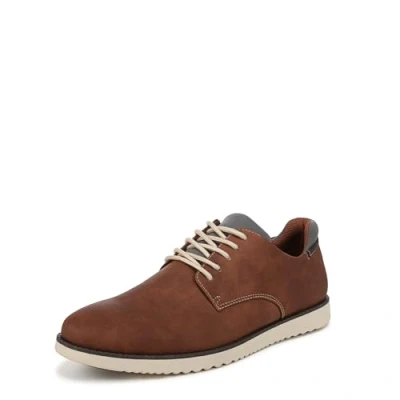 Image of Dr. Scholl&#039;s Shoes Men&#039;s Sync Oxford, Dark Tan Smooth, 12 UK