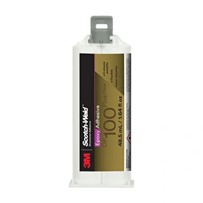 Image of 3M Scotch Weld Epoxy Adhesive DP100 Plus, Clear, 48.5 mL Duo Pak