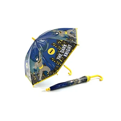 Image of TDL Batman DC Comics Childerns Dome Umbrella Brolly School Travel Outdoor Gift