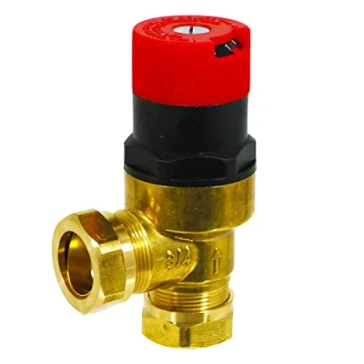 Image of SPARES2GO 22mm Automatic Bypass Valve Boiler Pressure ABV Auto 50L 3m3/hr