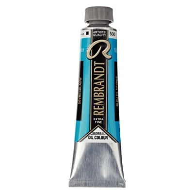 Image of Rembrandt Paint Oil BLU, Sevres Blue, One Size