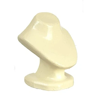 Image of Dolls House Miniature Shop Bedroom Accessory Jewellery Necklace Display Bust Crm
