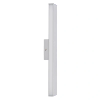 Image of Dubai 32x7cm Integrated LED Wall Lamp Chrome 3000K