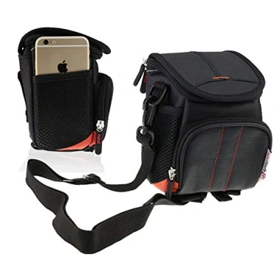 Image of Navitech Black Portable Binocular Shoulder Bag Compatible with The Nikon Prostaff 3S 8X42 Binoculars