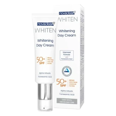 Image of Novaclear WHITEN skin Lightening Cream SPF 50 with Arbutin for all tones