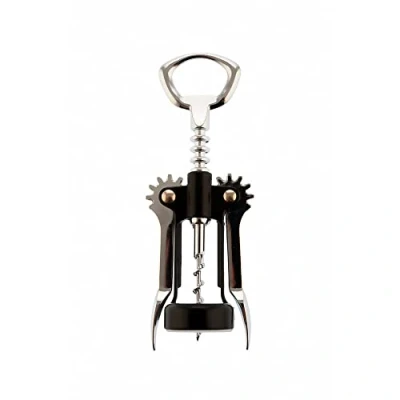 Image of Koala Spain Winged Corkscrew, Stainless Steel, Black