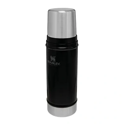 Image of Stanley Classic Legendary Thermal Flask 0.47L Keeps Hot Or Cold For 15 Hours BPA Free Insulated Bottle Stainless Steel Coffee Leakproof Dishwasher Safe Matte Black