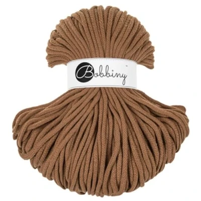 Image of Bobbiny Premium 5mm Braided Macrame Cord (Caramel) 100m