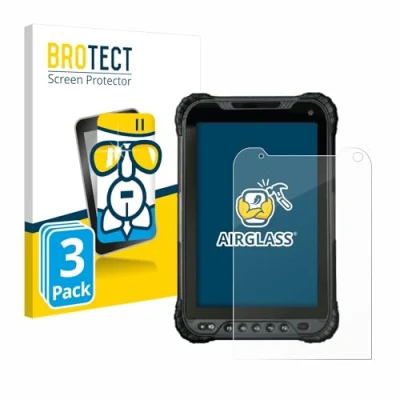 Image of brotect Glass Screen Protector Film compatible with UniStrong UT30 8&quot; (3 Pack) Foil 9H Protection [Scratch Resistant, High Clarity]
