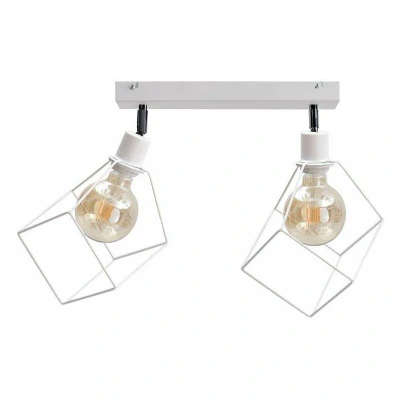 Image of Keter Ruben Twin Ceiling Spotlight White, 53cm, 2x E27