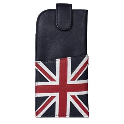 Image of Union Jack Glasses Case Navy Multi 5145 29