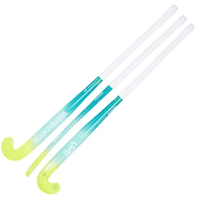Image of KOOKABURRA Unisex Youth Titan hockey stick junior stick, Mint/Yellow, 28 UK
