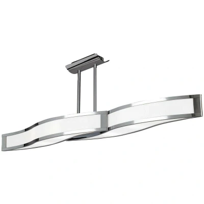 Image of Sintesys Linear Telescopic Convertible To Semi Flush GU10 4 Light Polished Chrome M8666