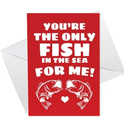 Image of Novelty Anniversary Valentines Day Card For Him Her Funny Boyfriend Husband