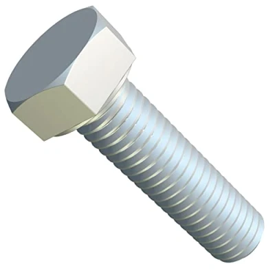 Image of M6x30 Hex Head Bolts Metric Hexagon Bolts, Cap Screws Suitable for Metal Construction Work, Automotive Machinery, DIY Zinc Plated Steel Class 8.8 DIN933 6mm x 30mm Full Threaded (Pack of 25)
