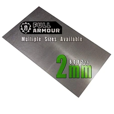 Image of 2mm Aluminium Sheet Plate Grade 6082 T6 (300mm x 200mm)