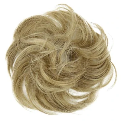 Image of CAISHASynthetic Fiber Hairpiece Scrunchie Scrunchy Updo Slightly Wavy Blonde G29B