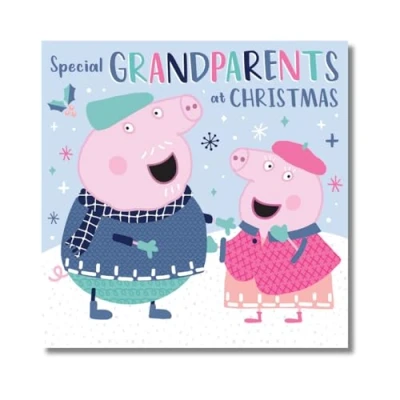 Image of Peppa Pig Danilo Promotions Ltd Official Christas Card Grandparents, Grandparents Christmas