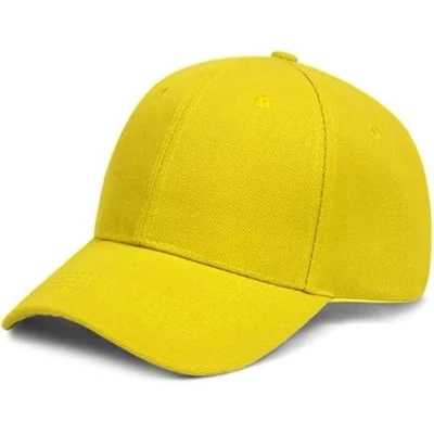 Image of ASD Accessories Men&#039;s Women&#039;s Baseball Classic Caps, Men Women Unisex Adjustable Caps (UK, Alpha, One Size, Bright Yellow)