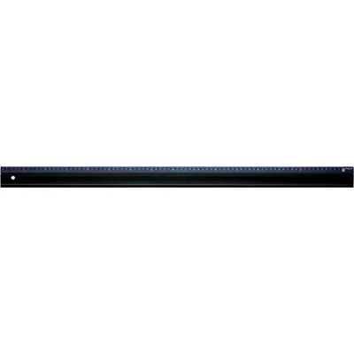Image of Maped Profila 80 cm Aluminium Ruler for Straight Cuts, 2 Non Slip Pads, Black, 1