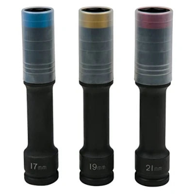 Image of SLIMPOWER Impact socket for Alloy Wheels Box, Extra Long