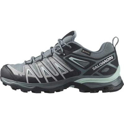 Image of SALOMON Women&#039;s X Ultra Pioneer Gore Tex Hiking Shoe, Stormy Weather/Alloy/Yucca, 4.5 UK