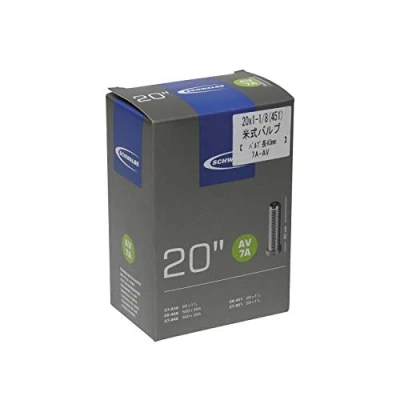 Image of Schwalbe STUAV7A Inner Tube Black, 20 x 1 3/8 Inch