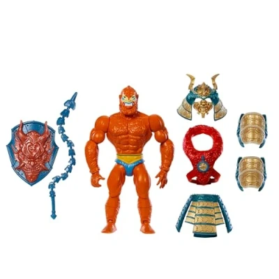 Image of Masters of the Universe Origins Turtles Grayskull Beast Man Action Figure Toy, 16 Articulations, TMNT &amp; MOTU Crossover with Accessories, HTH11
