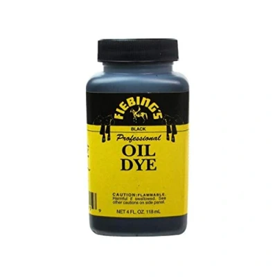 Image of Fiebing&#039;s Professional Oil Dye. Black Size: 125 grammes.